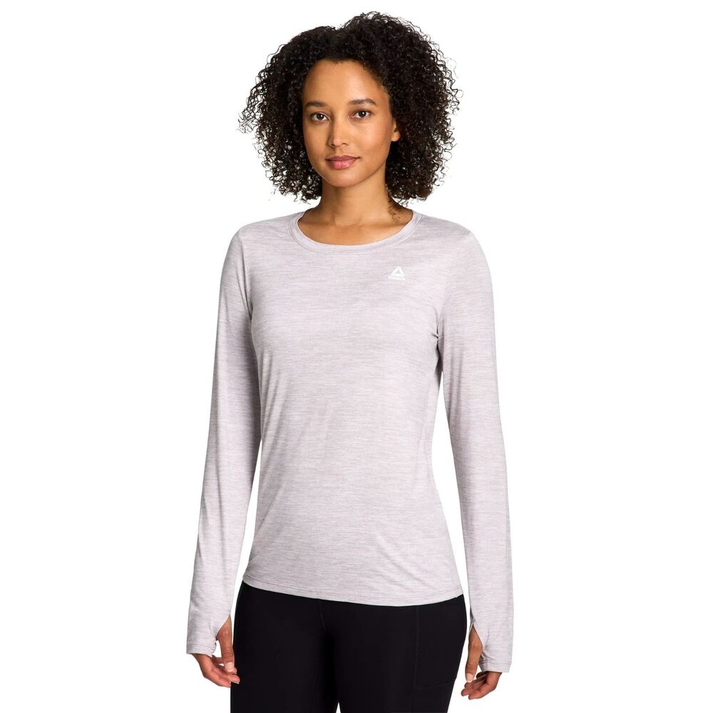 Reebok Women's Plus Legacy Core Knit Performance Long Sleeve T-Shirt Size L